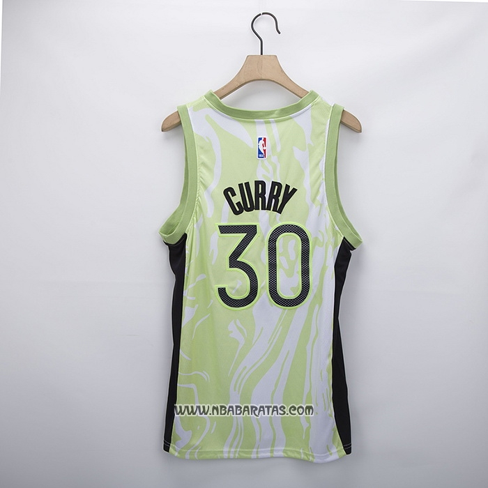 Camiseta Golden State Warriors Stephen Curry #30 Fashion Royalty Verde